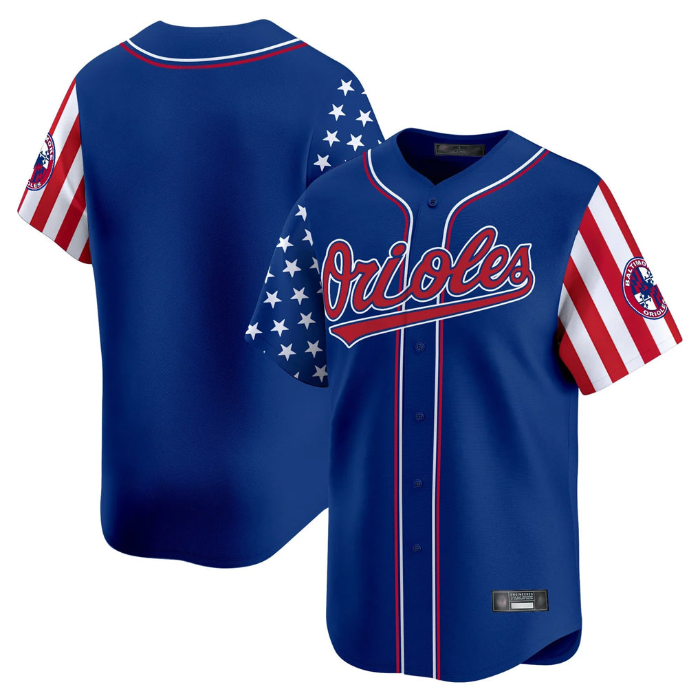 Choea B.Orioles Royal Independence Day Vapor Premier Limited Home Game Blank Player Stitched Jerseys