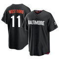 Choea B.Orioles #11 Jordan Westburg Player Black City Connect Home Game Stitched Jerseys