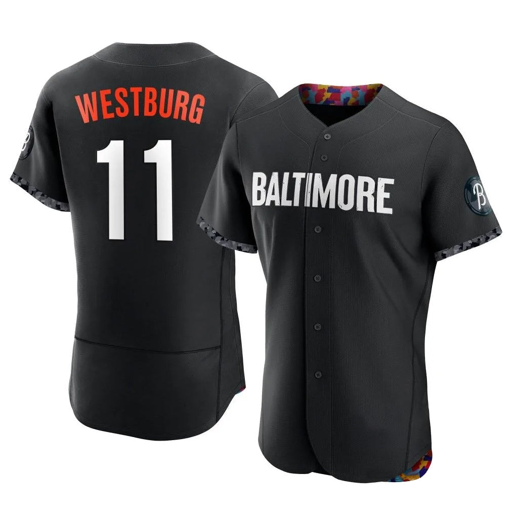 Choea B.Orioles #11 Jordan Westburg Player Black City Connect Limited Elite Home Game Stitched Jerseys