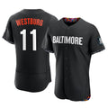 Choea B.Orioles #11 Jordan Westburg Player Black City Connect Limited Elite Home Game Stitched Jerseys