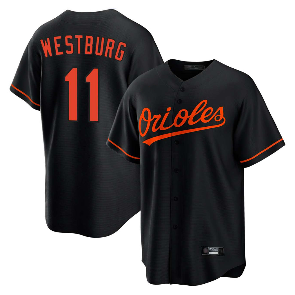 Choea B.Orioles #11 Jordan Westburg Player Black Home Game Stitched Jerseys