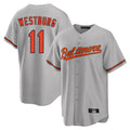 Choea B.Orioles #11 Jordan Westburg Player Gray Home Game Stitched Jerseys