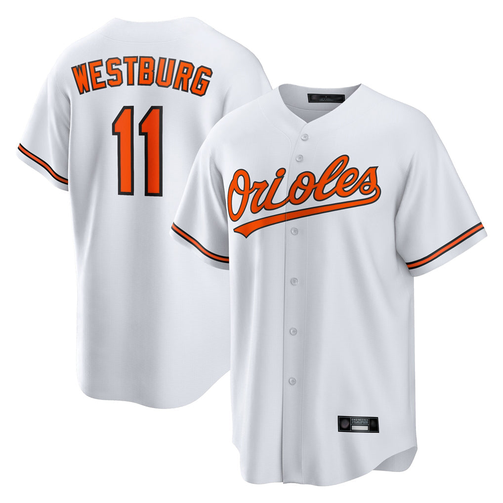 Choea B.Orioles #11 Jordan Westburg Player White Home Game Stitched Jerseys