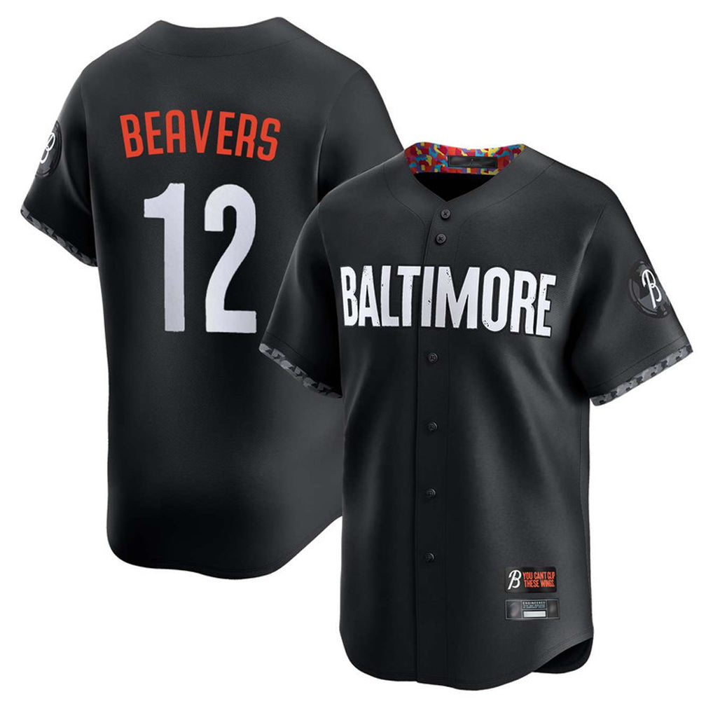 Choea B.Orioles #12 Dylan Beavers Player Black City Connect Limited Home Game Stitched Jerseys