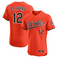 Choea B.Orioles #12 Dylan Beavers Player Orange Limited Elite Home Game Stitched Jerseys