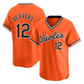 Choea B.Orioles #12 Dylan Beavers Player Orange T-shirt Limited Home Game Stitched Jerseys