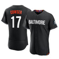 Choea B.Orioles #17 Colton Cowser Player Black City Connect Limited Elite Home Game Stitched Jerseys