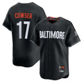 Choea B.Orioles #17 Colton Cowser Player Black City Connect Limited Home Game Stitched Jerseys