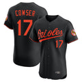 Choea B.Orioles #17 Colton Cowser Player Black Limited Elite Home Game Stitched Jerseys