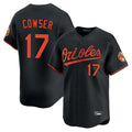 Choea B.Orioles #17 Colton Cowser Player Black Limited Home Game Stitched Jerseys