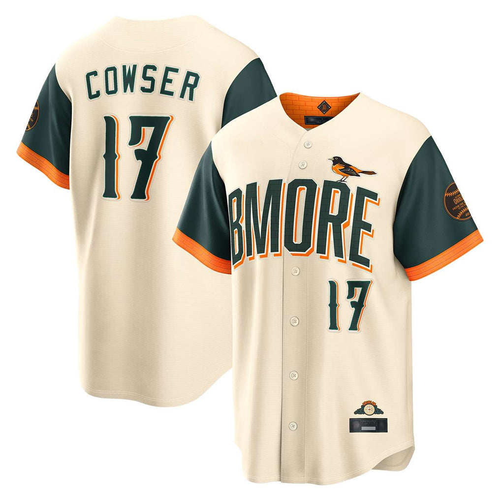 Choea B.Orioles #17 Colton Cowser Player Cream 2026 City Connect Home Game Stitched Jerseys