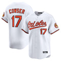 Choea B.Orioles #17 Colton Cowser Player White Limited Home Game Stitched Jerseys