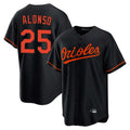 Choea B.Orioles #25 Pete Alonso Player Black Home Game Stitched Jerseys