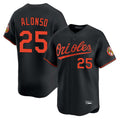 Choea B.Orioles #25 Pete Alonso Player Black Limited Home Game Stitched Jerseys