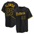 Choea B.Orioles #25 Pete Alonso Player Black Snake Skin City Home Game Stitched Jerseys