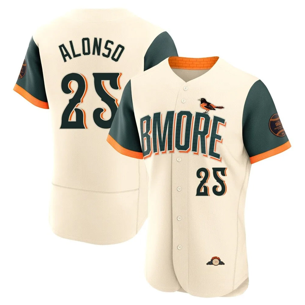 Choea B.Orioles #25 Pete Alonso Player Cream 2026 City Connect Limited Elite Home Game Stitched Jerseys
