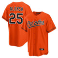 Choea B.Orioles #25 Pete Alonso Player Orange Home Game Stitched Jerseys