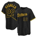 Choea B.Orioles #29 Samuel Basallo Player Black Snake Skin City Home Game Stitched Jerseys