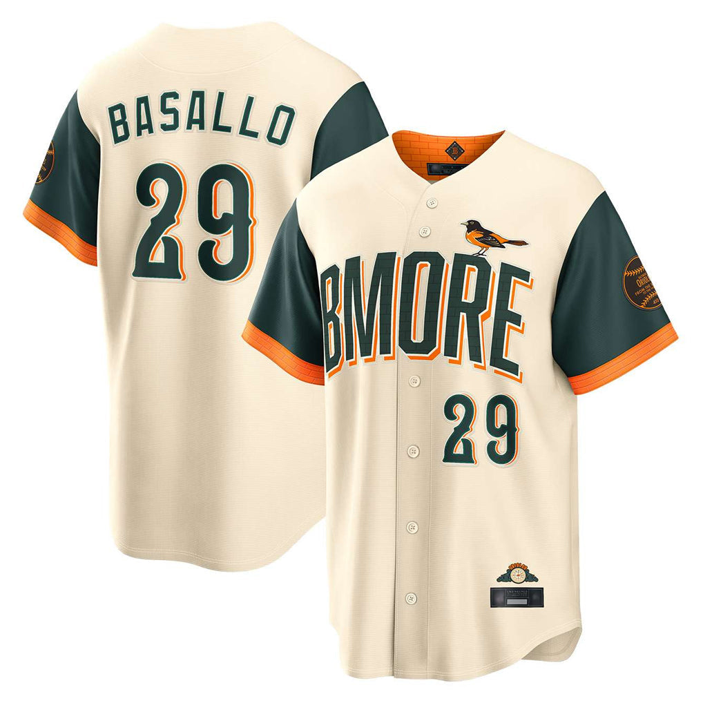 Choea B.Orioles #29 Samuel Basallo Player Cream 2026 City Connect Home Game Stitched Jerseys