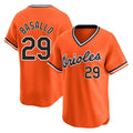 Choea B.Orioles #29 Samuel Basallo Player Orange T-shirt Limited Home Game Stitched Jerseys