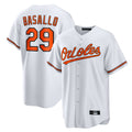 Choea B.Orioles #29 Samuel Basallo Player White Home Game Stitched Jerseys