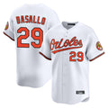 Choea B.Orioles #29 Samuel Basallo Player White Limited Home Game Stitched Jerseys