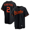 Choea B.Orioles #2 Gunnar Henderson Player Black Home Game Stitched Jerseys