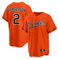 Choea B.Orioles #2 Gunnar Henderson Player Orange Home Game Stitched Jerseys