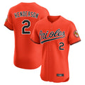 Choea B.Orioles #2 Gunnar Henderson Player Orange Limited Elite Home Game Stitched Jerseys