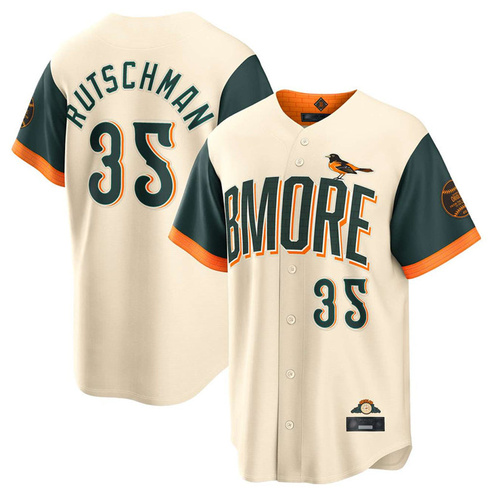 Choea B.Orioles #35 Adley Rutschman Player Cream 2026 City Connect Home Game Stitched Jerseys