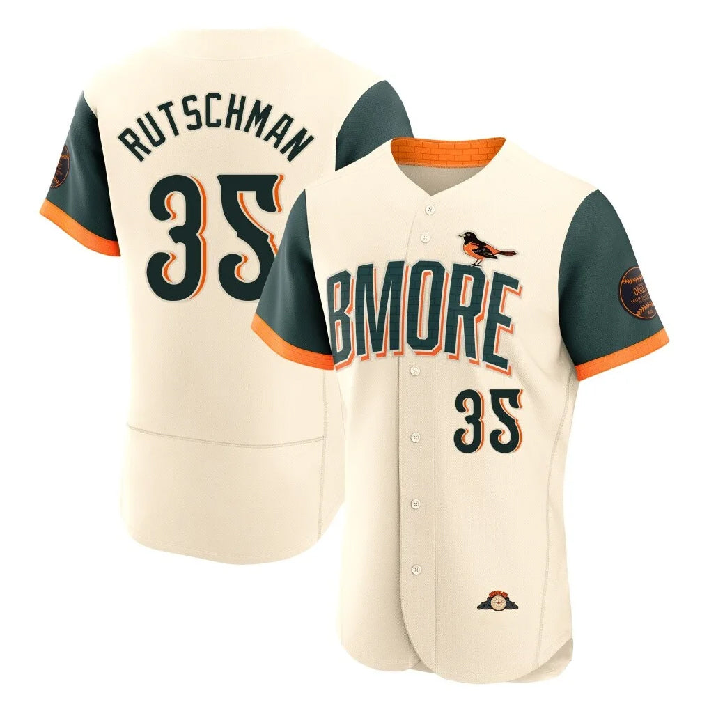 Choea B.Orioles #35 Adley Rutschman Player Cream 2026 City Connect Limited Elite Home Game Stitched Jerseys