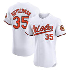 Choea B.Orioles #35 Adley Rutschman White Limited Elite Home Game Stitched Jerseys