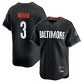 Choea B.Orioles #3 Taylor Ward Player Black City Connect Limited Home Game Stitched Jerseys