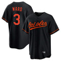 Choea B.Orioles #3 Taylor Ward Player Black Home Game Stitched Jerseys