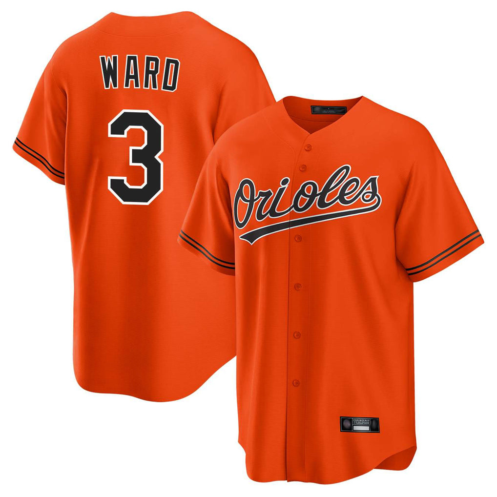Choea B.Orioles #3 Taylor Ward Player Orange Home Game Stitched Jerseys