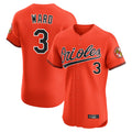 Choea B.Orioles #3 Taylor Ward Player Orange Limited Elite Home Game Stitched Jerseys