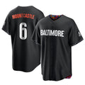 Choea B.Orioles #6 Ryan Mountcastle Player Black City Connect Home Game Stitched Jerseys