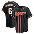 Choea B.Orioles #6 Ryan Mountcastle Player Black Out Home Game Stitched Jerseys