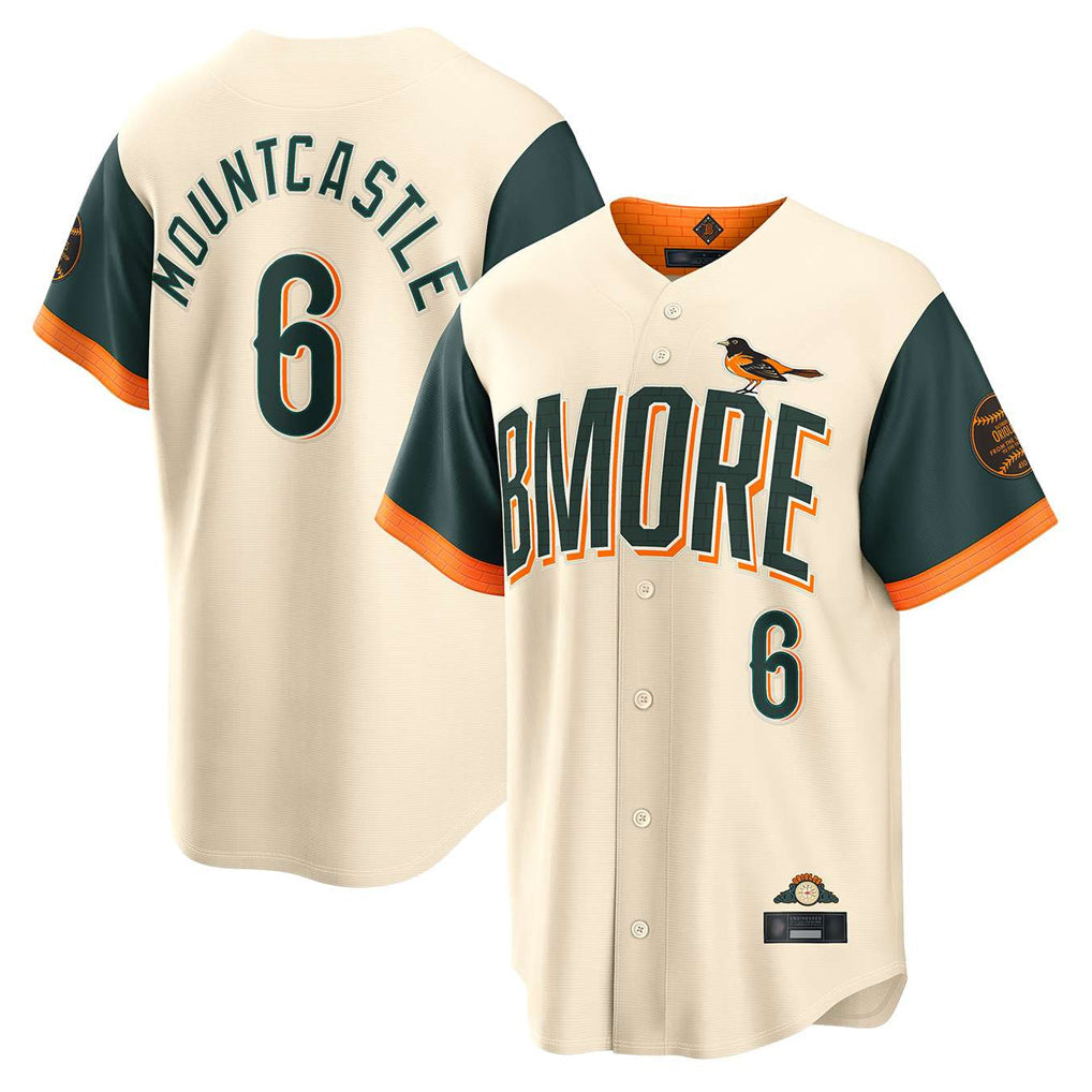 Choea B.Orioles #6 Ryan Mountcastle Player Cream 2026 City Connect Home Game Stitched Jerseys