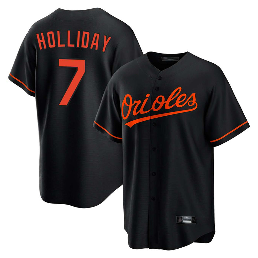 Choea B.Orioles #7 Jackson Holliday Player Black Home Game Stitched Jerseys