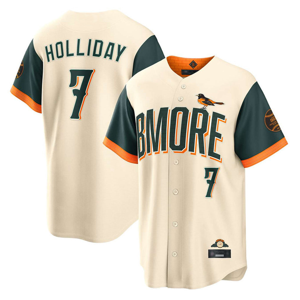 Choea B.Orioles #7 Jackson Holliday Player Cream 2026 City Connect Home Game Stitched Jerseys