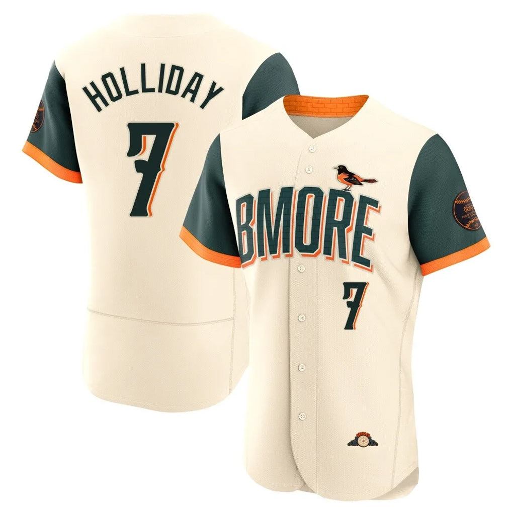 Choea B.Orioles #7 Jackson Holliday Player Cream 2026 City Connect Limited Elite Home Game Stitched Jerseys