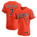 Choea B.Orioles #7 Jackson Holliday Player Orange Limited Elite Home Game Stitched Jerseys