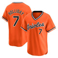 Choea B.Orioles #7 Jackson Holliday Player Orange T-shirt Limited Home Game Stitched Jerseys