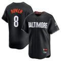 Choea B.Orioles #8 Cal Ripken Player Black City Connect Limited Home Game Stitched Jerseys