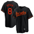 Choea B.Orioles #8 Cal Ripken Player Black Home Game Stitched Jerseys