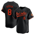 Choea B.Orioles #8 Cal Ripken Player Black Limited Home Game Stitched Jerseys