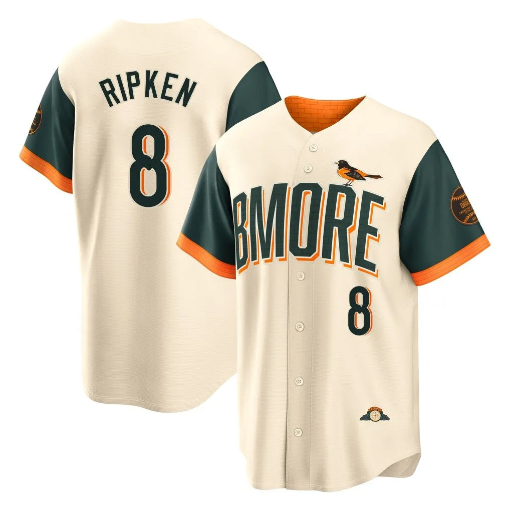 Choea B.Orioles #8 Cal Ripken Player Cream 2026 City Connect Home Game Stitched Jerseys