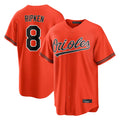 Choea B.Orioles #8 Cal Ripken Player Orange Home Game Stitched Jerseys