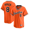 Choea B.Orioles #8 Cal Ripken Player Orange T-shirt Limited Home Game Stitched Jerseys